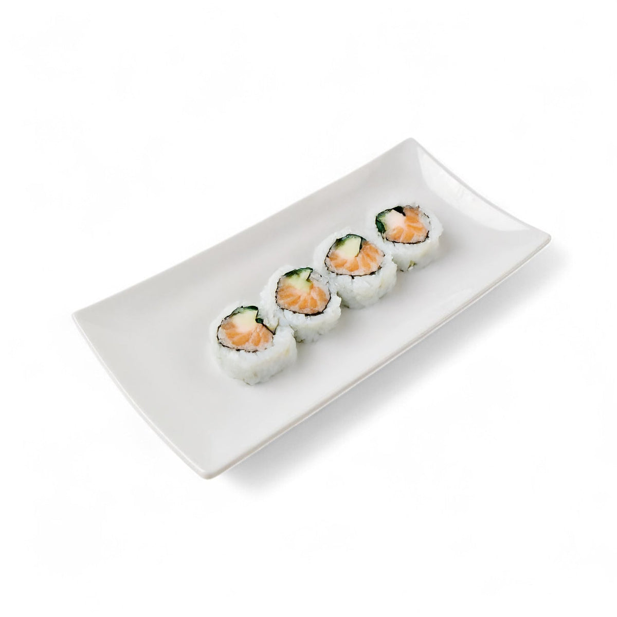 37.5cm Rectangular Ceramic Serving Platter - White