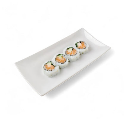 37.5cm Rectangular Ceramic Serving Platter - White