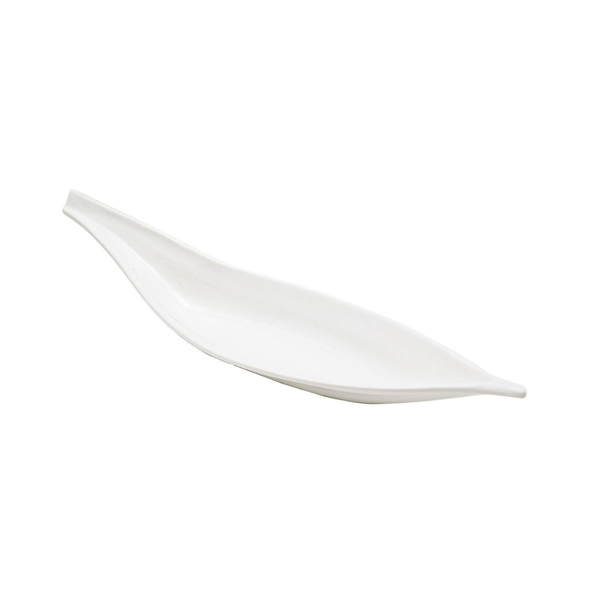 Twist Porcelain Serving Dish - White
