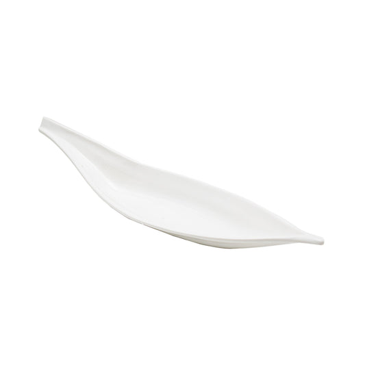 Twist Porcelain Serving Dish - White